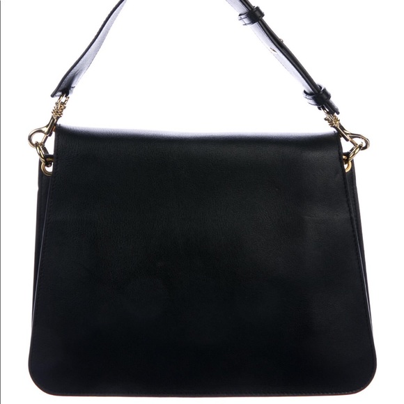 Black shoulder messenger bag - Picture 3 of 16